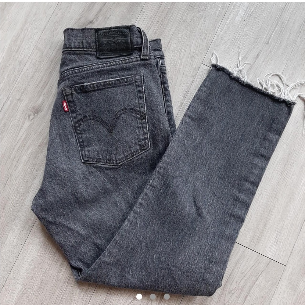 Levi’s Black Wedgie Straight Jeans